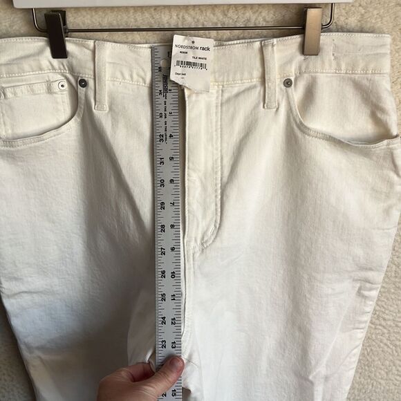 Madewell The Mom Jean Womens Size 32 Tile White‎ Denim - Picture 4 of 10